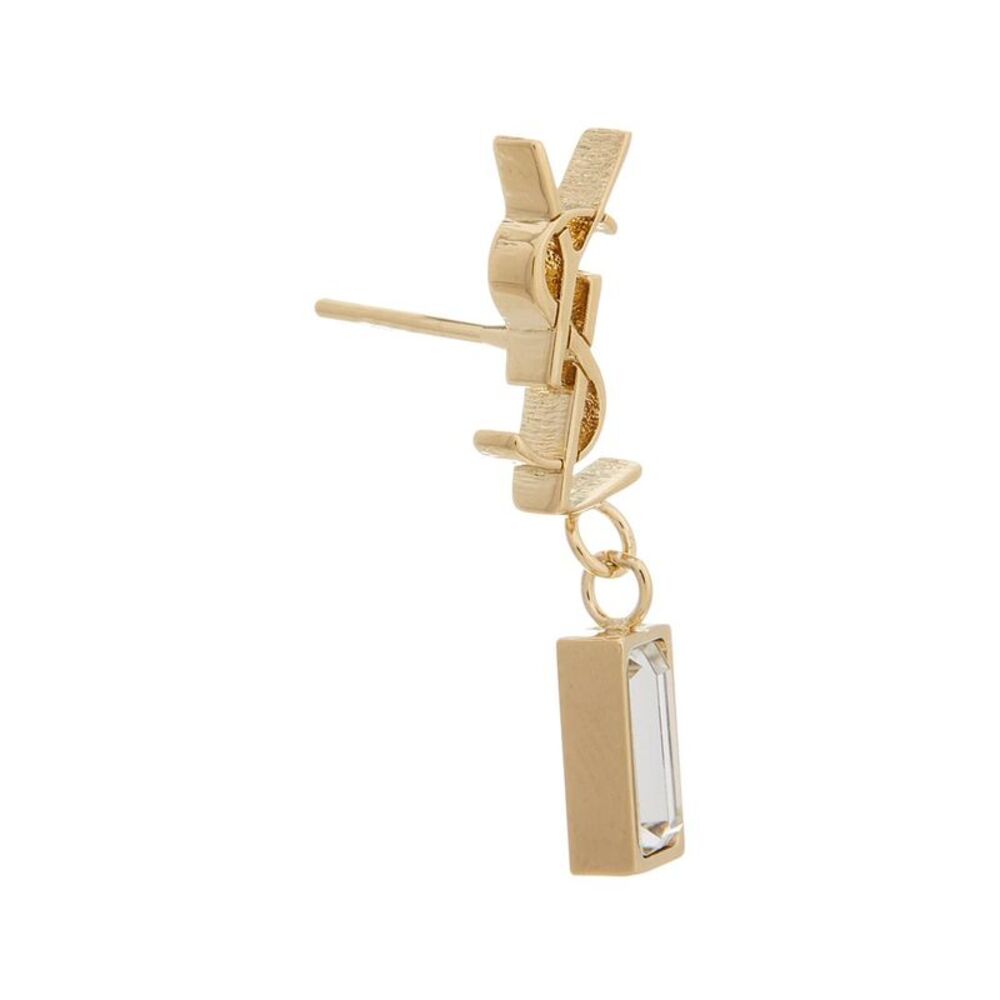 Saint Laurent Cassandre Single Earring, Yellow